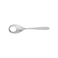 TABLEKRAFT ALASKA SATIN SERVING SPOON W/HOLE 18/10 220x50mm (*20022*) =  1 X EACH