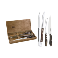 CHURRASCO PREMIUM FSC CERTIFIED 3PCS CAMPERIA CARVING SET (*TM29899/559*) =  1 X SET