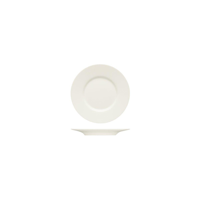 BAUSCHER PURITY FLAT PLATE w/RIM 170mm (*BHS6690017*) = PACK OF 12 X EACHES