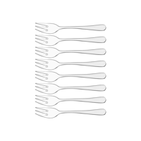 TABLEKRAFT YORK CAKE FORK SET 8pc 18/0 (*17800-103*) =  1 X SET