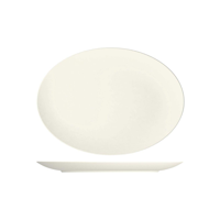 BAUSCHER PURITY OVAL COUPE PLATTER 370x272mm (*BHS6692237*) = PACK OF 6 X EACHES