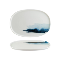 BONNA BLUE WAVE HYGGE OVAL PLATTER 340x230x18mm(BLWHYG34OV) (*130289*) = PACK OF 6 X EACHES