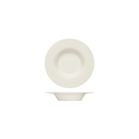 BAUSCHER PURITY DEEP PLATE w/RIM 200x37mm (*BHS6690120*) = PACK OF 12 X EACHES