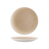 LUCA SALMON ROUND COUPE PLATE 270x30mm (S-MT-LUCSLGRM27DZ) (*130172*) = PACK OF 12 X EACHES