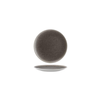 BONNA LUCA WOOD ROUND COUPE PLATE 170mm (S-MT-LUCWDGRM17DZ) (*130160*) = PACK OF 12 X EACHES