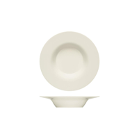 BAUSCHER PURITY DEEP PLATE w/RIM 240x45mm (*BHS6690124*) = PACK OF 6 X EACHES