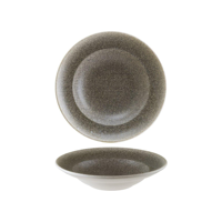 BONNA LUCA WOOD ROUND PASTA PLATE 240mm (S-MT-LUCWDGRM24CK) (*130165*) = PACK OF 6 X EACHES