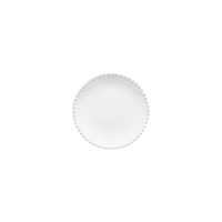 COSTA NOVA PEARL PLATE 220x24mm WHI (PEP222-WHI) (*301333*) = PACK OF 6 X EACHES