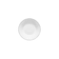 COSTA NOVA PEARL SOUP/PASTA PLATE 242x41mm WHI (PEP241-WHI) (*301332*) = PACK OF 6 X EACHES