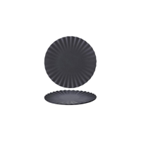 REVOL PEKOE ROUND PLATE 170mm BLACK (*RV653638*) = PACK OF 4 X EACHES
