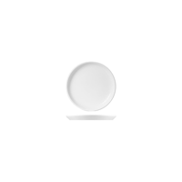WHITE ALBUM ROUND FLARED COUPE PLATE 155x20mm (U3205) (*94800*) = PACK OF 72 X EACHES