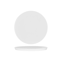 WHITE ALBUM ROUND PRESENTATION PLATE 265x15mm (U3232) (*94833*) = PACK OF 24 X EACHES