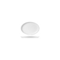 WHITE ALBUM OVAL PLATE FLARED 190x115x40mm (U3218) (*94840*) = PACK OF 36 X EACHES