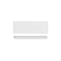 WHITE ALBUM RECT PLATTER FLARED SIDES 285x100x15mm (U3208) (*94816*) = PACK OF 36 X EACHES