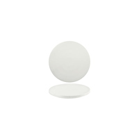 SCHONWALD SHIRO ROUND PLATE FLAT COUPE 110x10mm WHITE (*SH9251811*) = PACK OF 12 X EACHES