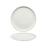 SCHONWALD SHIRO ROUND PLATE FLAT COUPE 260x24mm WHITE (*SH9251226*) = PACK OF 6 X EACHES