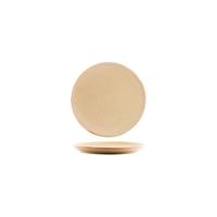 TABLEKRAFT ARTISTICA ROUND PLATE ROLLED EDGE 190x21mm FLAME (*98335*) = PACK OF 4 X EACHES