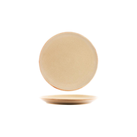 TABLEKRAFT ARTISTICA ROUND PLATE ROLLED EDGE 240x27mm FLAME (*98337*) = PACK OF 4 X EACHES