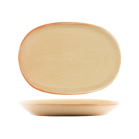 TABLEKRAFT ARTISTICA OVAL COUPE PLATTER 305x210mm FLAME (*98370*) =  1 X EACH