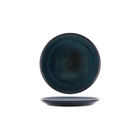 TABLEKRAFT ARTISTICA RND PLATE R/EDGE 240x27mm MIDNIGHT BLUE (*98727*) = PACK OF 4 X EACHES