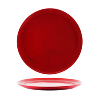 TABLEKRAFT ARTISTICA PIZZA PLATE 330mm REACTIVE RED (*98249*) =  1 X EACH
