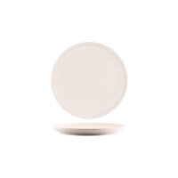 TABLEKRAFT ARTISTICA ROUND PLATE ROLLED EDGE 240x27mm SAND (*98487*) = PACK OF 4 X EACHES