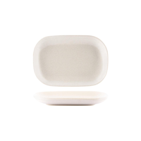 TABLEKRAFT ARTISTICA RECT COUPE PLATE 240x160x25mm SAND (*98498*) = PACK OF 4 X EACHES