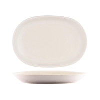 TABLEKRAFT ARTISTICA OVAL COUPE PLATTER 305x210mm SAND (*98502*) =  1 X EACH