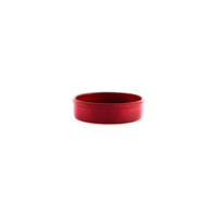 TABLEKRAFT ARTISTICA ROUND TAPAS DISH 120x30mm REACTIVE RED (*98212*) = PACK OF 4 X EACHES