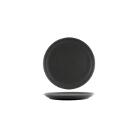 TABLEKRAFT ARTISTICA ROUND PLATE ROLLD EDGE 220x25mm SLATE (*98129*) = PACK OF 4 X EACHES
