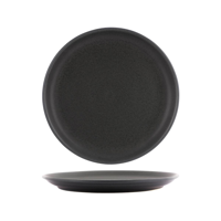TABLEKRAFT ARTISTICA ROUND PLATE ROLLD EDGE 270x30mm SLATE (*98130*) = PACK OF 4 X EACHES