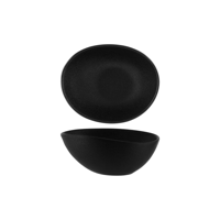 TABLEKRAFT TK BLACK TRIANGULAR BOWL 210x185x90mm BLACK (*909580*) = PACK OF 3 X EACHES