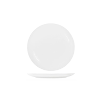 TABLEKRAFT CORE WHITE ROUND PLATE COUPE SHAPE-280mm (*91015*) = PACK OF 3 X EACHES