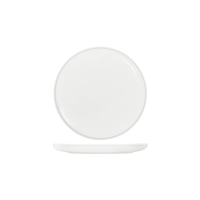TABLEKRAFT CORE WHITE ROUND PLATE WALLED LIP 270x26mm (*91087*) = PACK OF 3 X EACHES