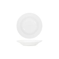 TABLEKRAFT CORE WHITE PASTA/SOUP BOWL DEEP-250x45mmRIM SHAPE (*91051*) = PACK OF 4 X EACHES