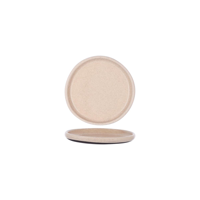 TABLEKRAFT NATURALS SIERRA BEIGE ROUND PLATE 205x21mm CLAY (*905255*) = PACK OF 5 X EACHES