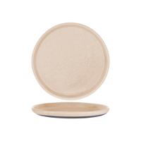 TABLEKRAFT NATURALS SIERRA BEIGE ROUND PLATE 325x28mm CLAY (*905257*) = PACK OF 2 X EACHES