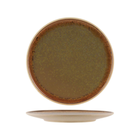 TABLEKRAFT SOHO ROUND PLATE 285x10mm BURNT SIENNA (*908911*) = PACK OF 4 X EACHES
