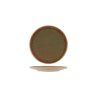 TABLEKRAFT SOHO ROUND PLATE 200x10mm BURNT SIENNA (*908908*) = PACK OF 6 X EACHES