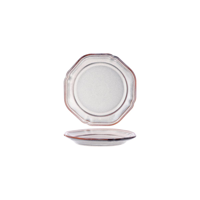 TABLEKRAFT PROVINCIAL VINTAGE PLATE RIM 210x28mm IVORY MIST (*907341*) = PACK OF 6 X EACHES