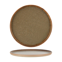TABLEKRAFT SOHO ROUND PLATTER 330x15mm BURNT SIENNA (*908913*) = PACK OF 2 X EACHES