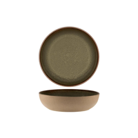 TABLEKRAFT SOHO ROUND DEEP BOWL 200x55mm BURNT SIENNA (*908932*) = PACK OF 6 X EACHES