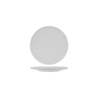 TABLEKRAFT SOHO ROUND PLATE 200x10mm REACTIVE LIMESTONE (*908608*) = PACK OF 6 X EACHES