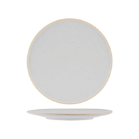TABLEKRAFT SOHO ROUND PLATE 285x10mm REACTIVE LIMESTONE (*908611*) = PACK OF 4 X EACHES