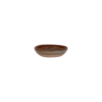 TABLEKRAFT SOHO ROUND COUPE DISH BURNT SIENNA 103x95x25mm (*908927*) = PACK OF 12 X EACHES