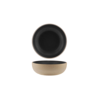 TABLEKRAFT SOHO ROUND DEEP BOWL 170x55mm SPECKLE BLACK (*908731*) = PACK OF 6 X EACHES