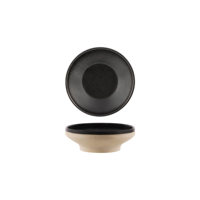 TABLEKRAFT SOHO ROUND BOWL FOOTED 153x50m SPECKLE BLACK (*908718*) = PACK OF 6 X EACHES
