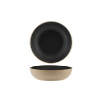 TABLEKRAFT SOHO ROUND DEEP BOWL 200x55mm SPECKLE BLACK (*908732*) = PACK OF 6 X EACHES