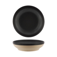 TABLEKRAFT SOHO ROUND BOWL FLARED 230x55m SPECKLE BLACK (*908715*) = PACK OF 4 X EACHES
