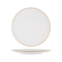 TABLEKRAFT SOHO ROUND PLATE 285x10mm WHITE PEBBLE (*908511*) = PACK OF 4 X EACHES